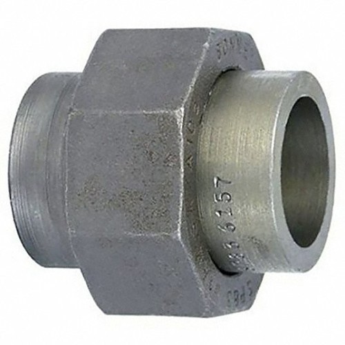 Anvil® 0362501009 Socket Weld Union, Socket, 3/4 in Nominal, FNPT, Class 3000, Forged Steel